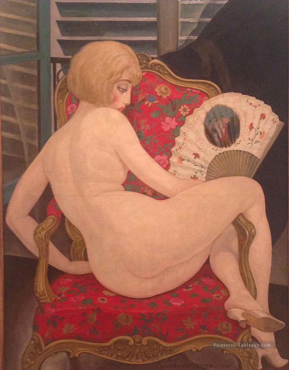 Danish Girl Lili dans la chaise Gerda Wegener Peintures à l'huile